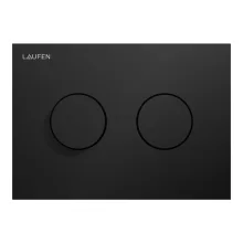 Laufen Ineo Groove matt fekete működtető WC nyomólap dual flush rendszerhez