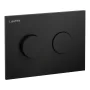 Laufen Ineo Groove matt fekete WC nyomólap kettős öblítéshez H9001177160001
