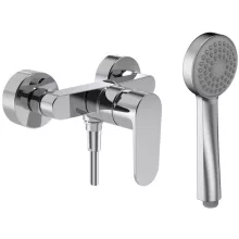 Laufen Pro X zuhanycsaptelep flexibilis zuhanytömlővel és kézizuhannyal, króm kivitelben