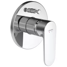 Laufen Pro X falba süllyesztett egykaros kádcsaptelep beépített biztonsági rendszerrel króm kivitelben.