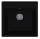 LUNART Aragorn 510 egymedencés gránit mosogató, Black 5999123000033