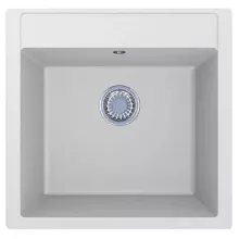   LUNART Aragorn 510 egymedencés gránit mosogató, Pearl White 5999123000057