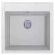 LUNART Aragorn 510 egymedencés gránit mosogató, Pearl White 5999123000057