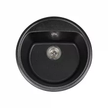  LUNART Otis egymedencés gránit mosogató, Black 5999123000187