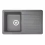 LUNART Ellis egymedencés gránit mosogató csepptálcával, Grey 5999123000354