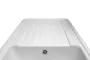 LUNART Ellis egymedencés gránit mosogató csepptálcával, Pearl White 5999123000378