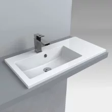 LUNART Liam 800 L mosdó, fényes fehér 5999123001207