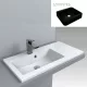 LUNART Barcelona 800 L mosdó, fekete kvarc 5999123001221