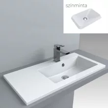 LUNART Liam 800 R mosdó, matt fehér 5999123001252