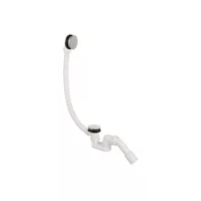   LunArt fürdőkád le/túlfolyószett Click-Clack rendszerrel 62 cm, szifonnal, króm 5999123008909