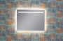 LunArt Allure természetes fehér fényű LED tükör 80x70 cm 5999123012531