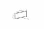 LunArt Square természetes fehér fényű LED tükör 120x70 cm 5999123013576