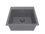 LUNART Aragorn 510 egymedencés gránit mosogató, Grey 5999861632602