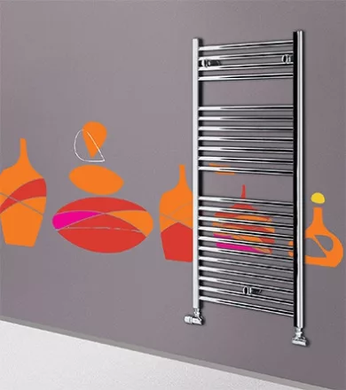 Lazzarini Sanremo fürdőszobai radiátor 600x1110 mm, fehér 386477