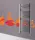 Lazzarini Sanremo fürdőszobai radiátor 500x1110 mm, fehér 386509