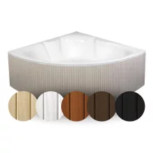   M-Acryl Trópusi fa előlap sarok és aszimmetrikus kádakhoz, wenge 20143