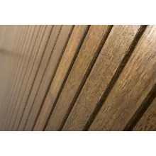 M-Acryl Trópusi fa előlap egyenes kádhoz, dió 20146