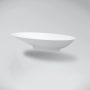 Marmy Fortuna öntött márvány mosdótál 59x31 cm, fényes fehér 622917061018