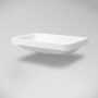 Marmy Simona öntött márvány mosdó 55x37 cm, fényes fehér 622940061018