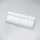 Marmy Mykonos öntött márvány mosdó 120x49 cm, 2 csapfurattal, fényes fehér 622943121218