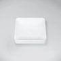 Marmy Kendall öntött márvány mosdótál 45x38 cm, fényes fehér 630101051018