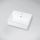 Marmy Menton öntött márvány mosdó 50x40 cm, túlfolyóval, fényes fehér 630121051118