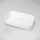 Marmy Nelsson öntött márvány mosdó 70x40 cm, fényes fehér 630172071018