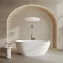   Marmy Aruba szabadon álló kád 170x80 öntött márvány, matt fehér 6 301 79 17 11 30