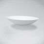 Marmy Dolce öntött márvány mosdótál 58x42 cm, túlfolyóval, fényes fehér 806702061010