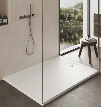 Marmy Dolomite szögletes zuhanytálca 70x90 Prada White / Matt Fehér 807635709050 +ajándék szifon