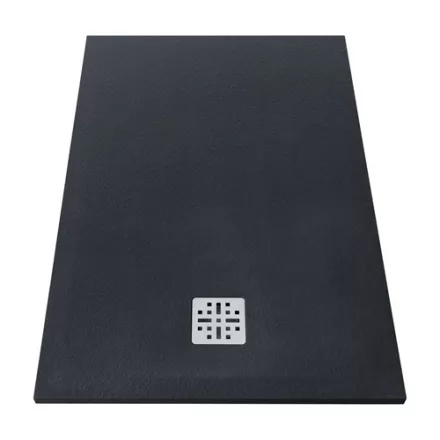 Marmy Dolimite szögletes zuhanytálca 70x90 Cavalli Black / Matt Fekete 807635709054 +ajándék szifon