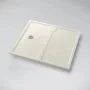 Marmy Dolomite szögletes zuhanytálca 70x90 Armani Beige / Matt Bézs 807635709055 +ajándék szifon