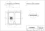 Marmy Dolomite 80x80 zuhanytálca Valentino Grey 80 7638 80 80 53 +ajándék szifon