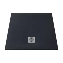   Marmy Dolomite 90x90 zuhanytálca Cavalli Black 80 7642 90 90 54 +ajándék szifon