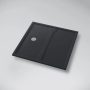 Marmy Dolomite 90x90 zuhanytálca Cavalli Black 80 7642 90 90 54 +ajándék szifon