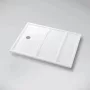 Marmy Dolomite 90x120 zuhanytálca Prada White 80 7643 90 12 50 +ajándék szifon