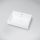 Marmy Bellagio öntött márvány mosdó 60x46 cm, túlfolyóval, fényes fehér 807739061110