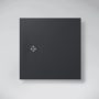 Marmy Dolomite 100x100 zuhanytálca Cavalli Black 80 7851 10 10 54 +ajándék szifon