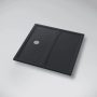 Marmy Dolomite 100x100 zuhanytálca Cavalli Black 80 7851 10 10 54 +ajándék szifon