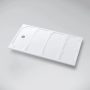 Marmy Basalto 70x120 zuhanytálca Prada White 808106701250 +ajándék szifon