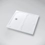 Marmy Basalto 100x100 zuhanytálca Prada White 808121101050 +ajándék szifon