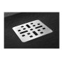 Marmy Basalto 100x100 zuhanytálca Cavalli Black 808121101054 +ajándék szifon