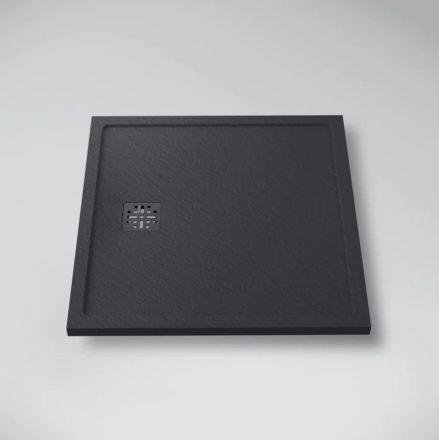 Marmy Dolomite Pro 80x80 zuhanytálca Cavalli Black 808221808054 +ajándék szifon