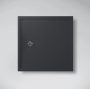 Marmy Dolomite Pro 80x80 zuhanytálca Cavalli Black 808221808054 +ajándék szifon