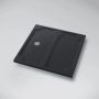 Marmy Dolomite Pro 80x80 zuhanytálca Cavalli Black 808221808054 +ajándék szifon