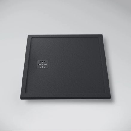 Marmy Dolomite Pro 90x90 zuhanytálca Cavalli Black 808225909054 +ajándék szifon