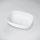 Marmy Candy öntött márvány mosdó 42x30 cm, túlfolyó nélkül, matt fehér 808258041011