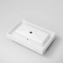Marmy Bergamo Max öntött márvány mosdó 60x46 cm, túlfolyóval és csapfurattal, fehér 808337071110