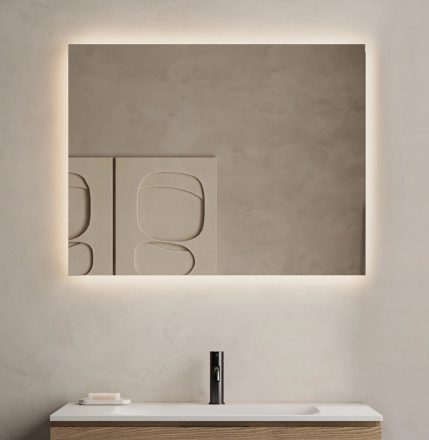 Marmy SECRET tükör 100x80 cm (LED 6000k, körbe hangulatvilágítás) 90 11 23 10 80 01