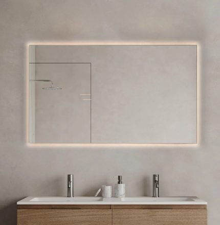 Marmy SECRET tükör 140x80 cm (LED 6000k, körbe hangulatvilágítás) 90 11 23 14 80 01